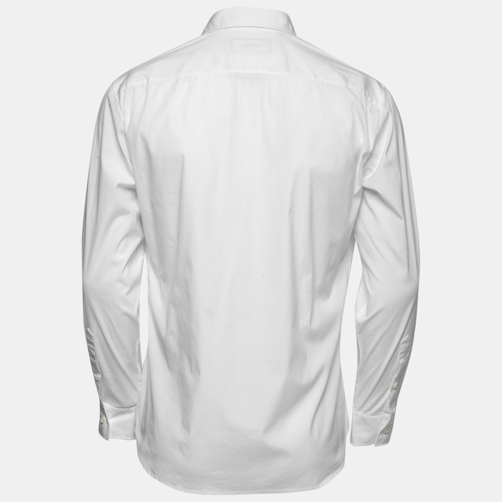 

Dsquared2 White Cotton Button Front Shirt