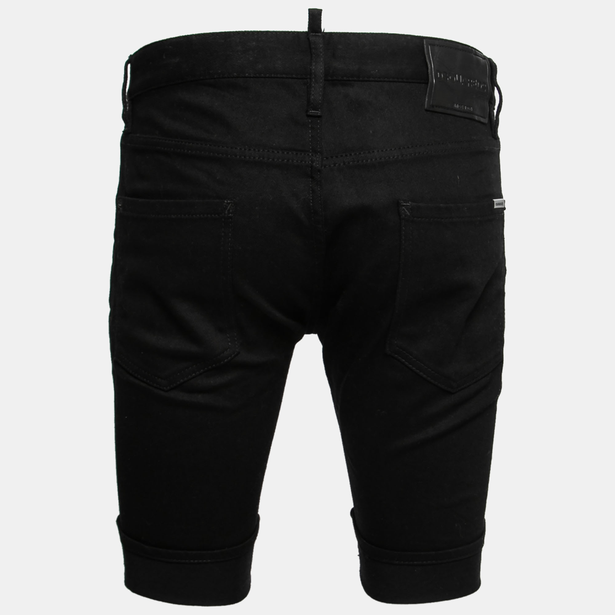 

DSquared2 Black Denim Bermuda Shorts