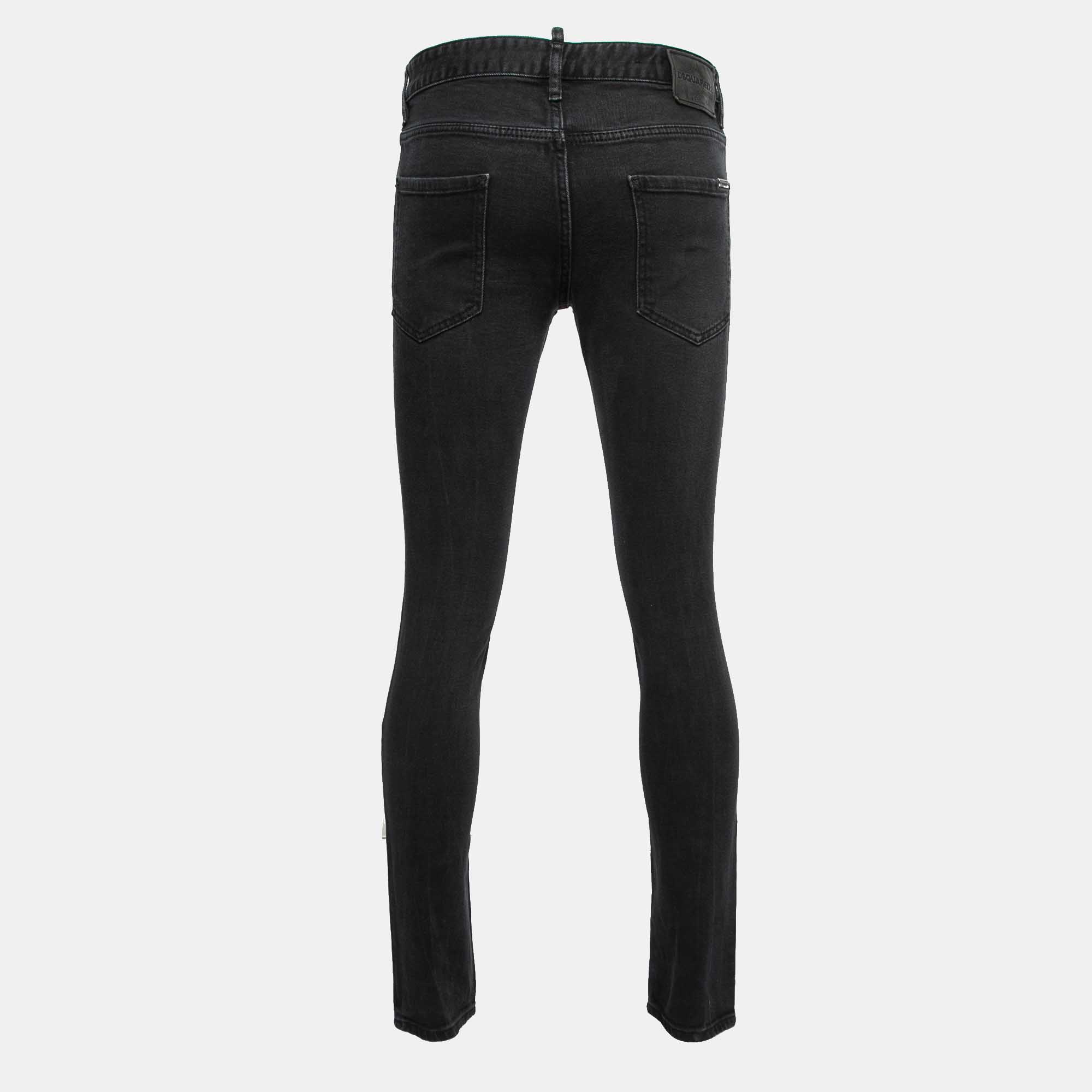 

Dsquared2 Black Denim Cool Guy Jeans  Waist 32