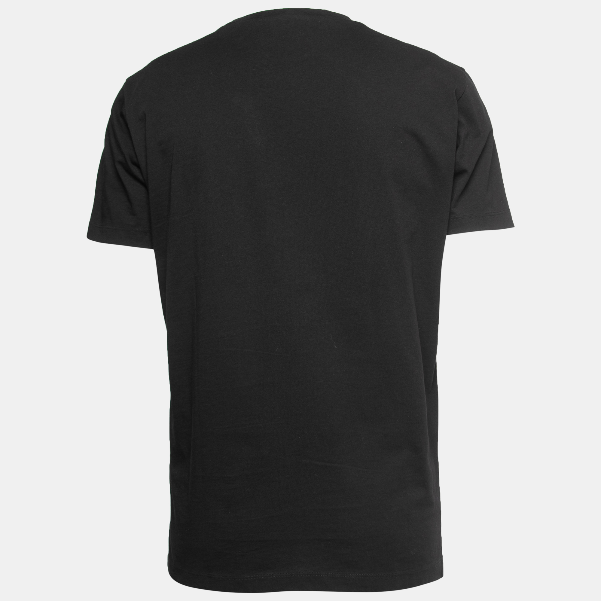 

Dsquared2 Black Icon Monotone Print Cotton Cool Fit T-Shirt
