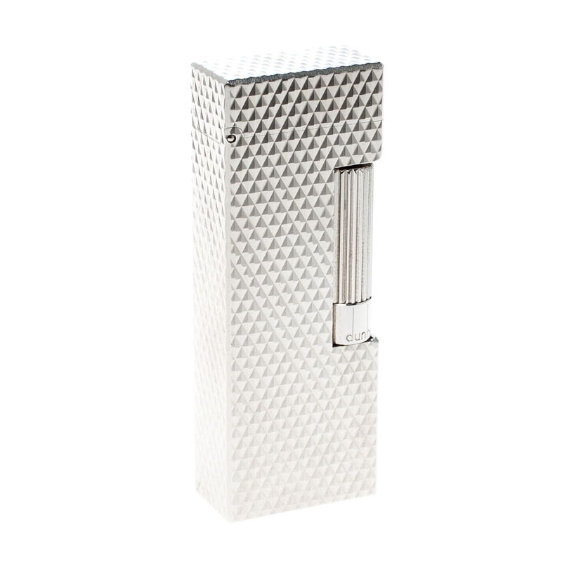 

Dunhill Textured Silver Tone Lighter