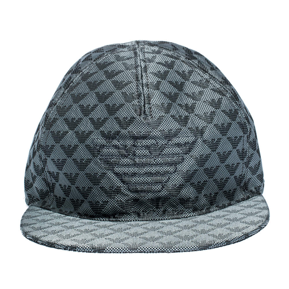 

Emporio Armani Slate Grey Logo Detail Baseball Cap