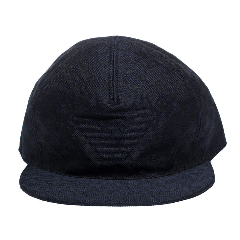 

Emporio Armani Navy Blue Logo Detail Baseball Cap
