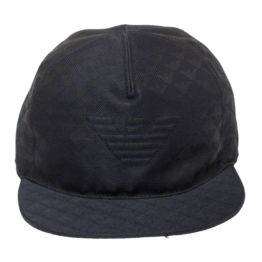 

Emporio Armani Navy Blue Logo Detail Baseball Cap