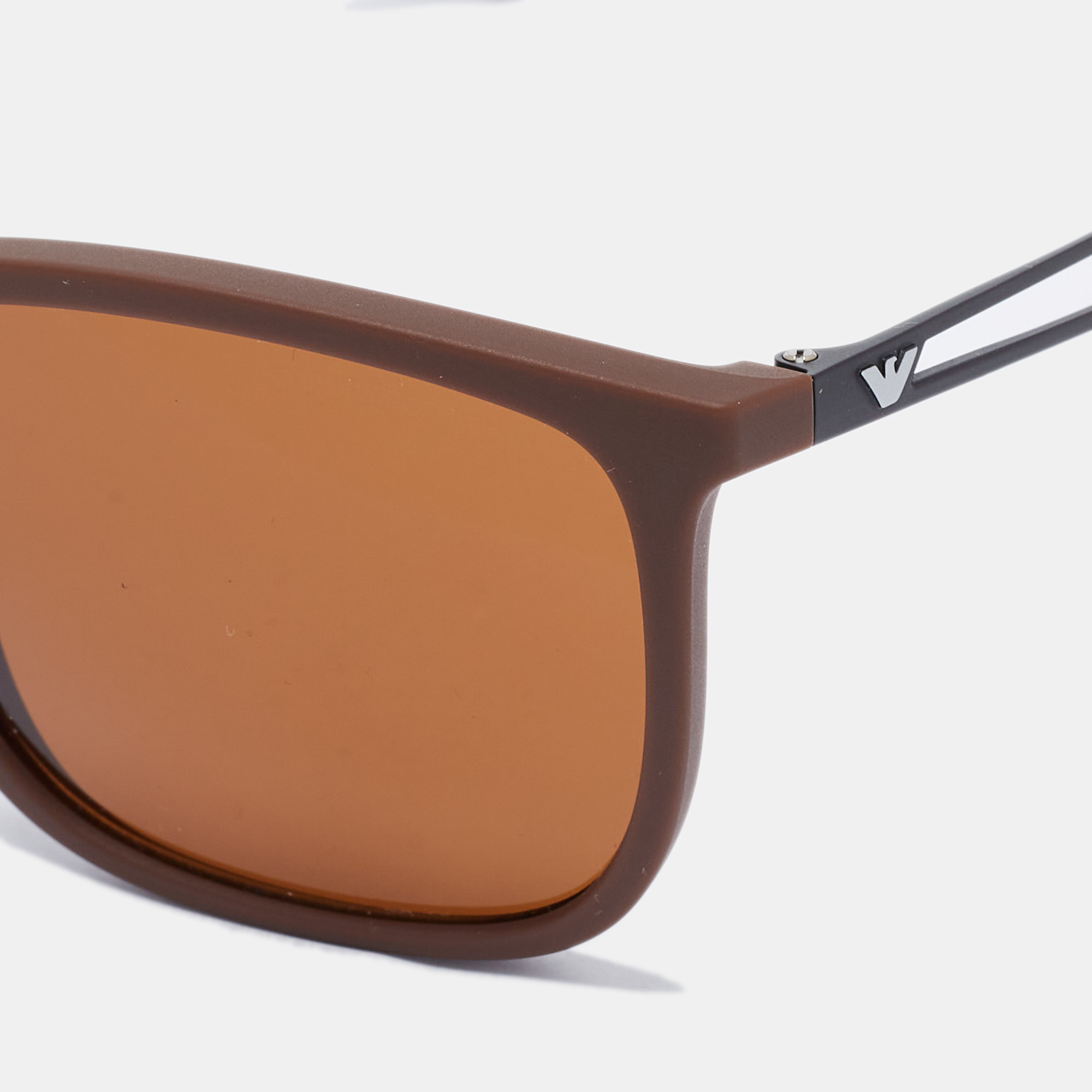 

Emporio Armani Matte Brown EA 4154 Square Sunglasses