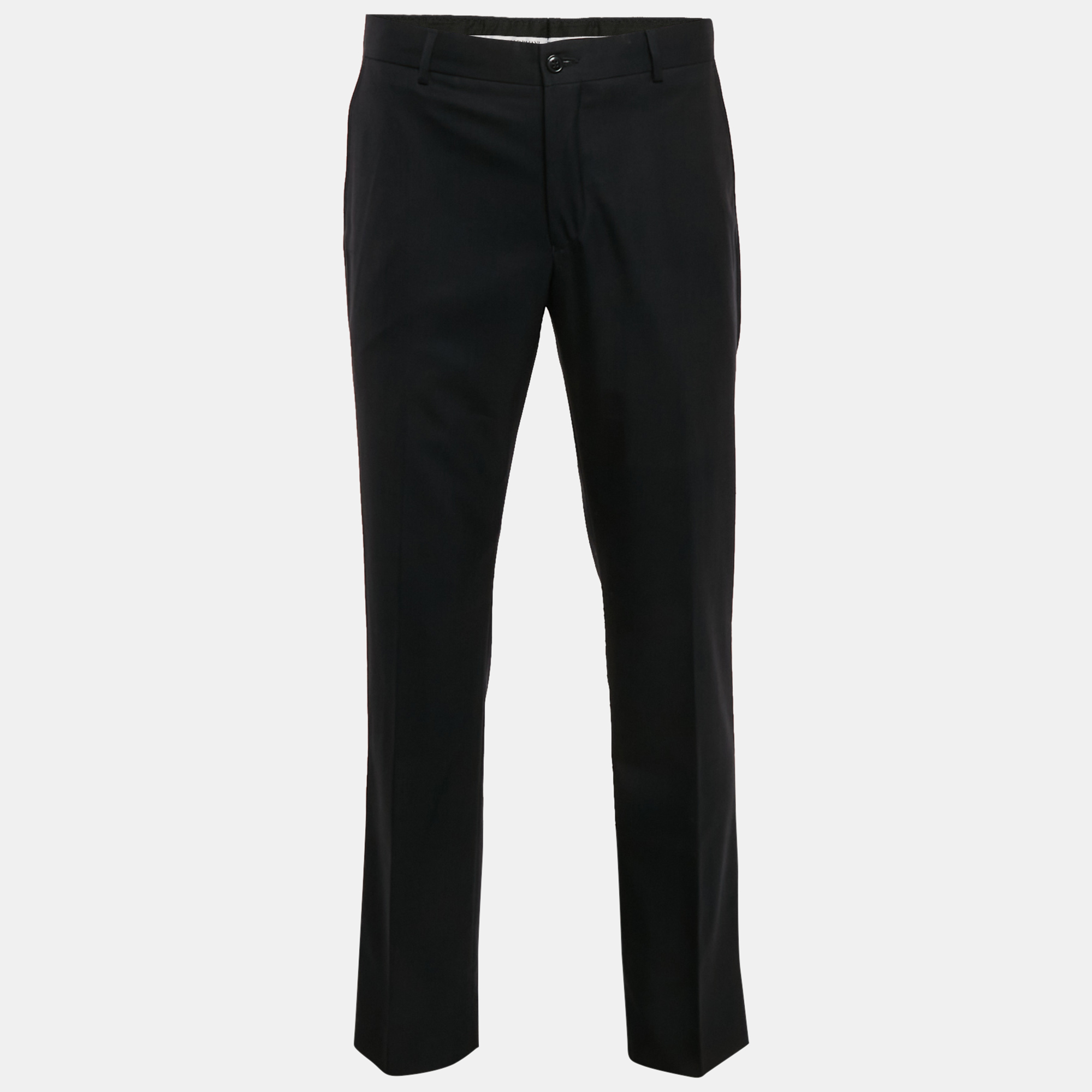 

Emporio Armani Black Wool Josh Line Trousers M