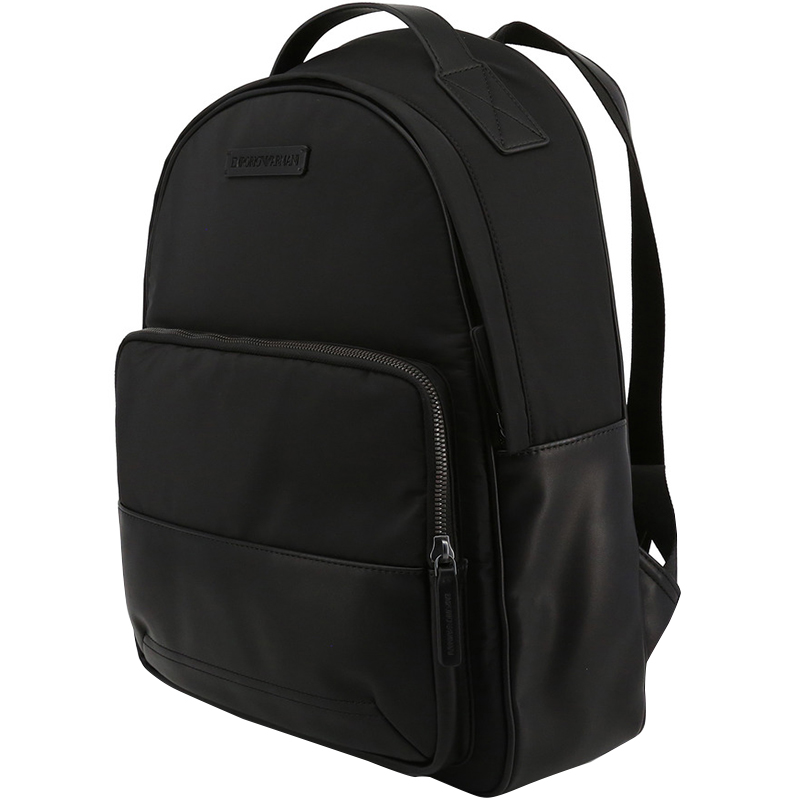 

Emporio Armani Black Nylon Backpack