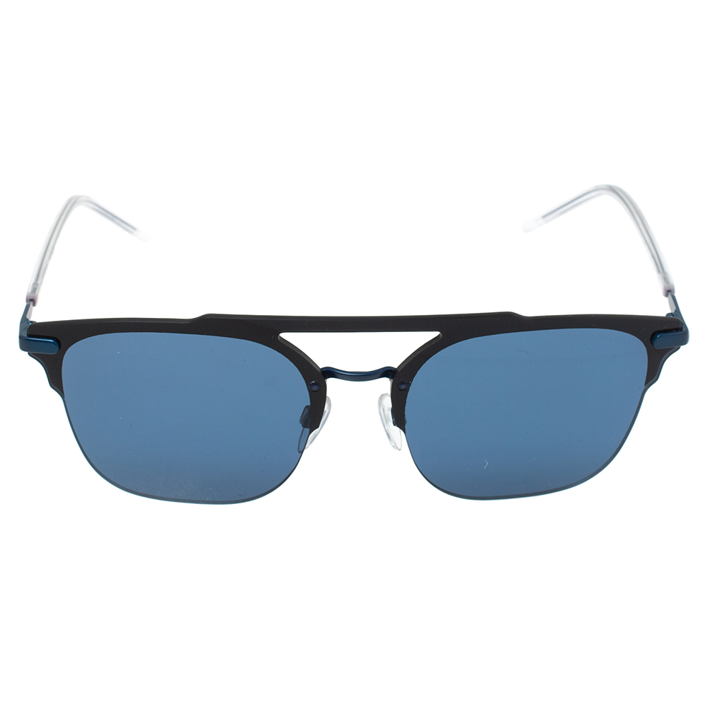 

Emporio Armani Blue Tone/ Blue EA 2090 Square Sunglasses