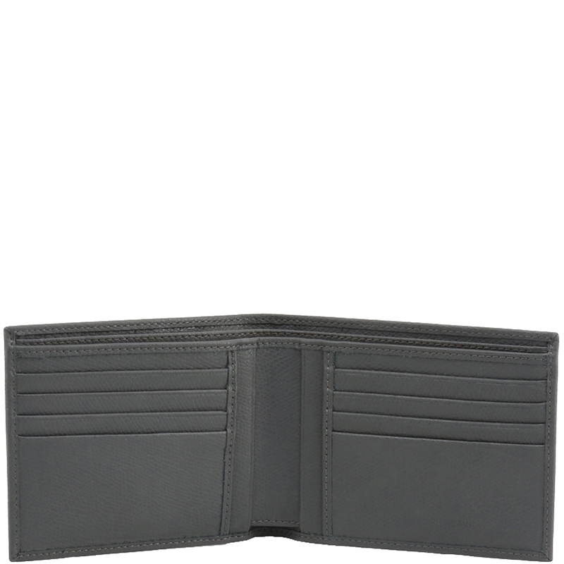

Emporio Armani Grey Leather Bifold Wallet