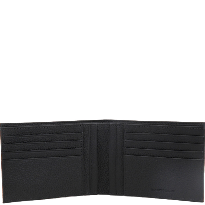 

Emporio Armani Black Leather Bifold Wallet