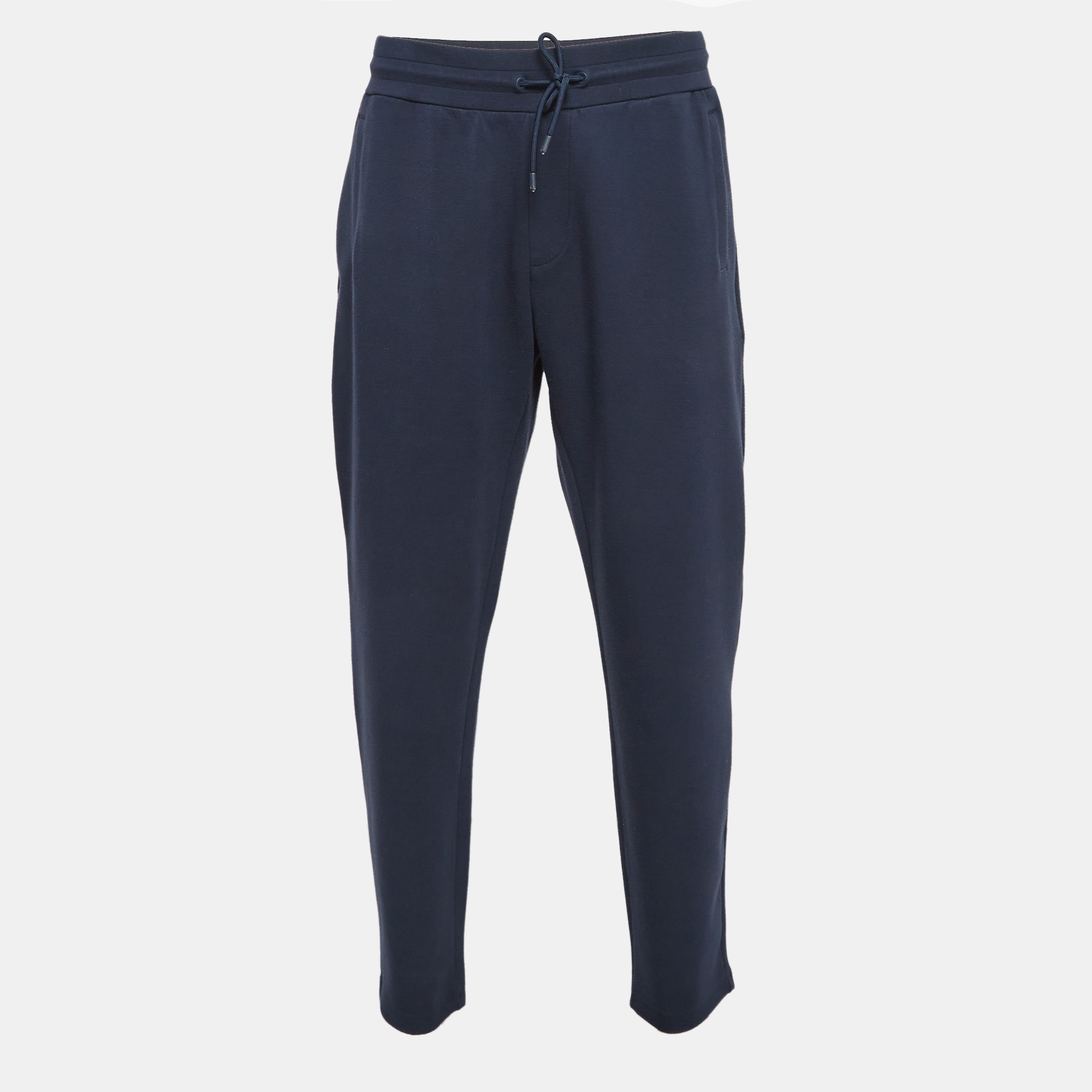 

Emporio Armani Navy Blue Knit Trackpants XXL