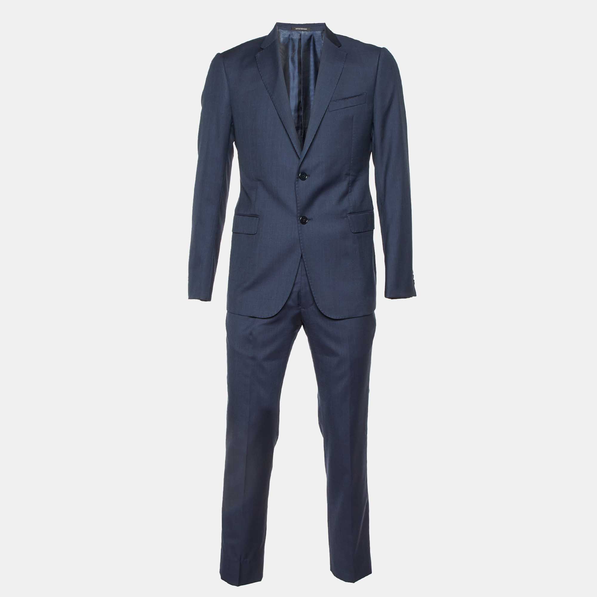 

Emporio Armani Navy Blue Wool Suit M