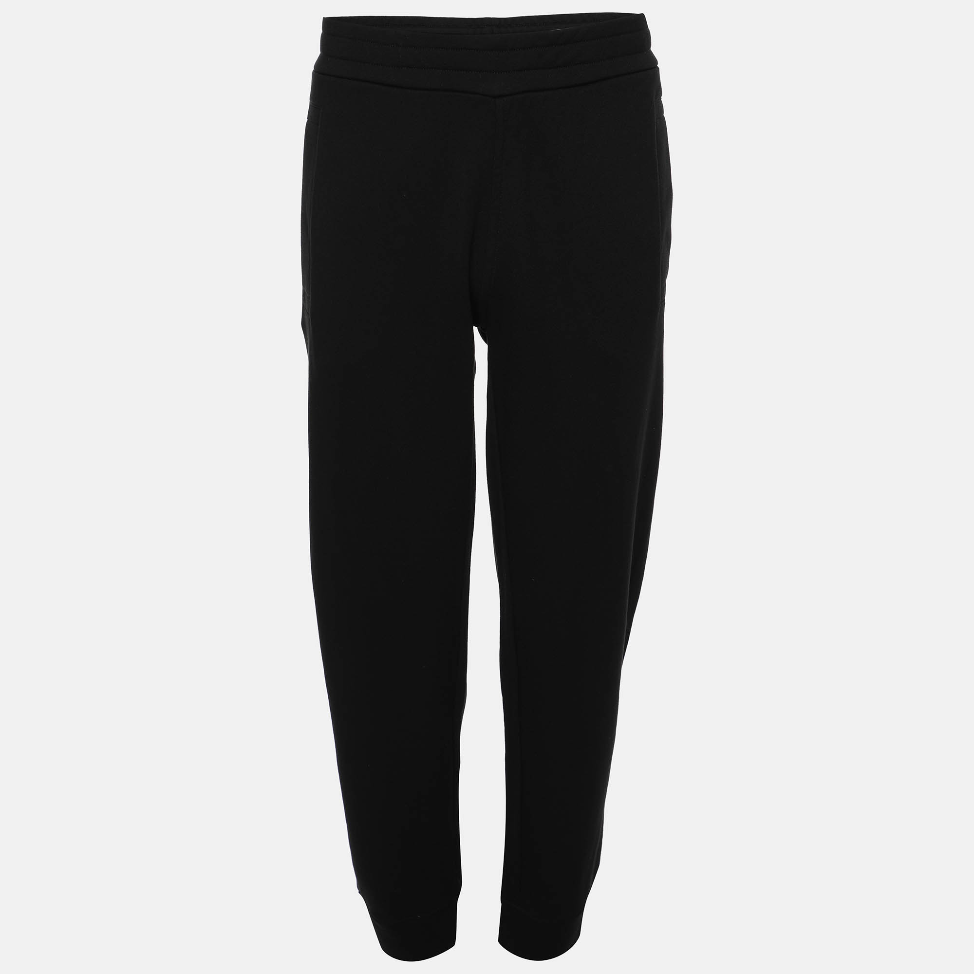 

Emporio Armani Black Modal Blend Jogger Pants XL