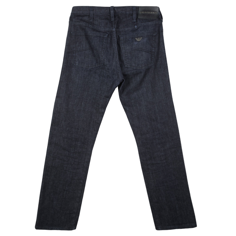 

Emporio Armani Indigo Dark Wash Denim Basic Fit Jeans, Blue