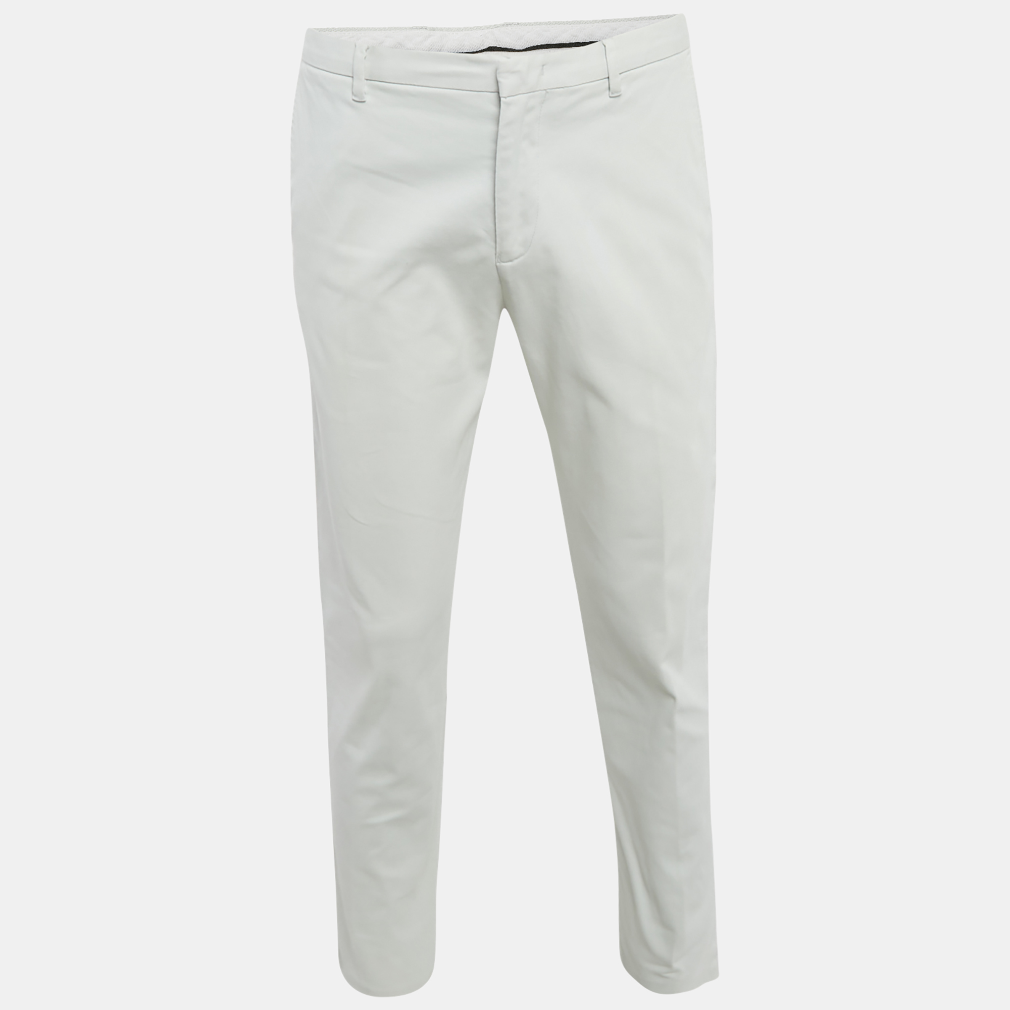 

Emporio Armani Grey Cotton Drill Trousers M