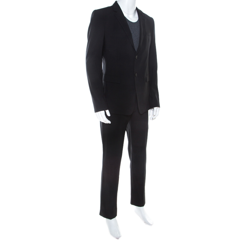 

Emporio Armani David Line Black Wool Tailored Suit