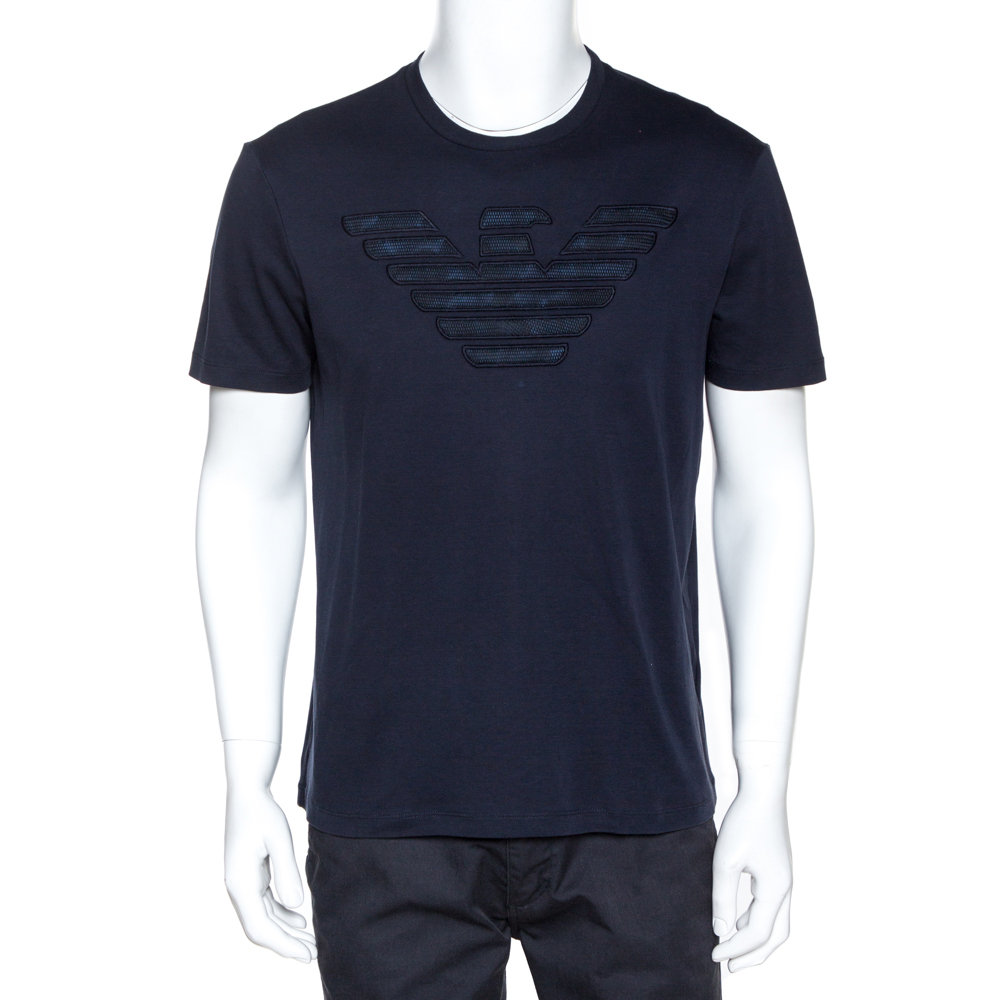 armani navy shirt