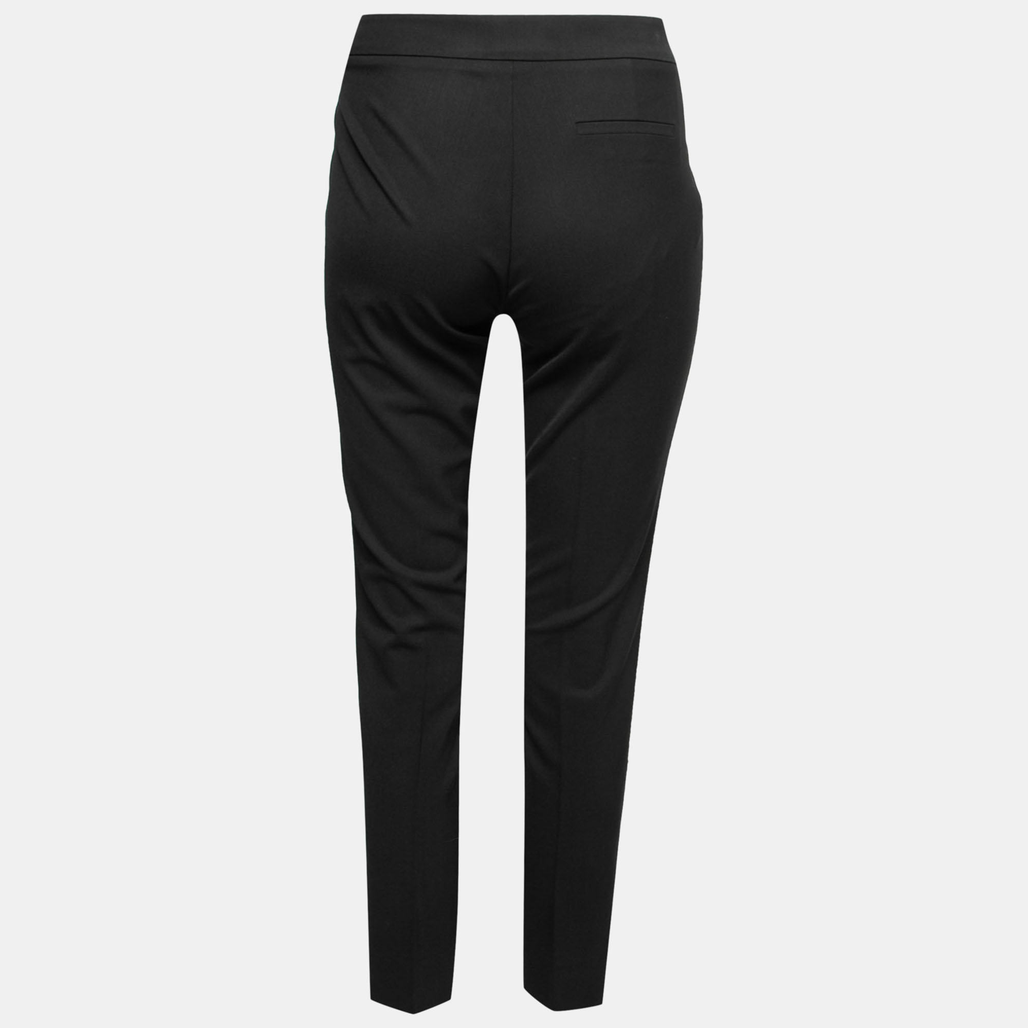 

Emporio Armani Black Crepe Trousers