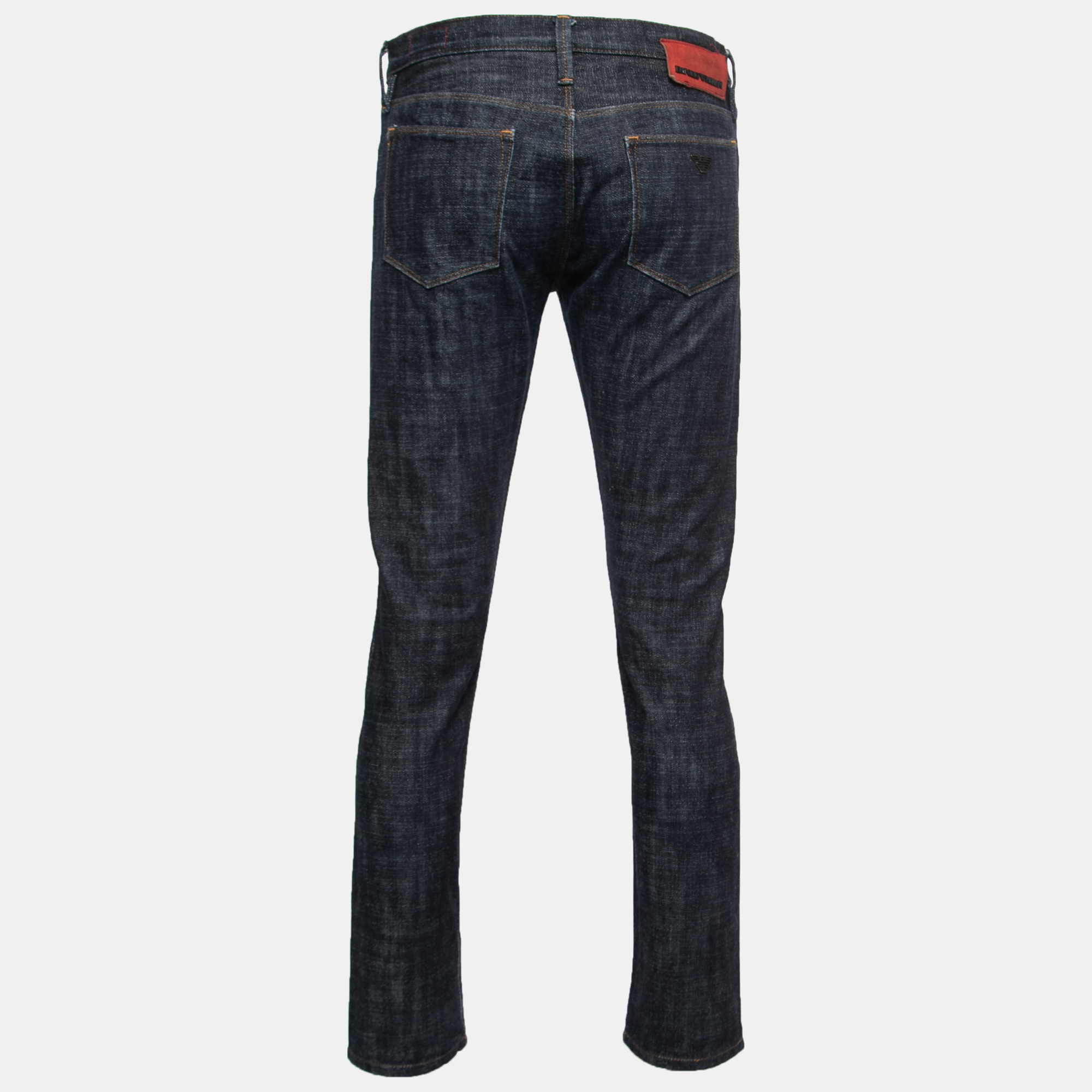 

Emporio Armani Dark Blue Denim Slim Fit Jeans  Waist 32