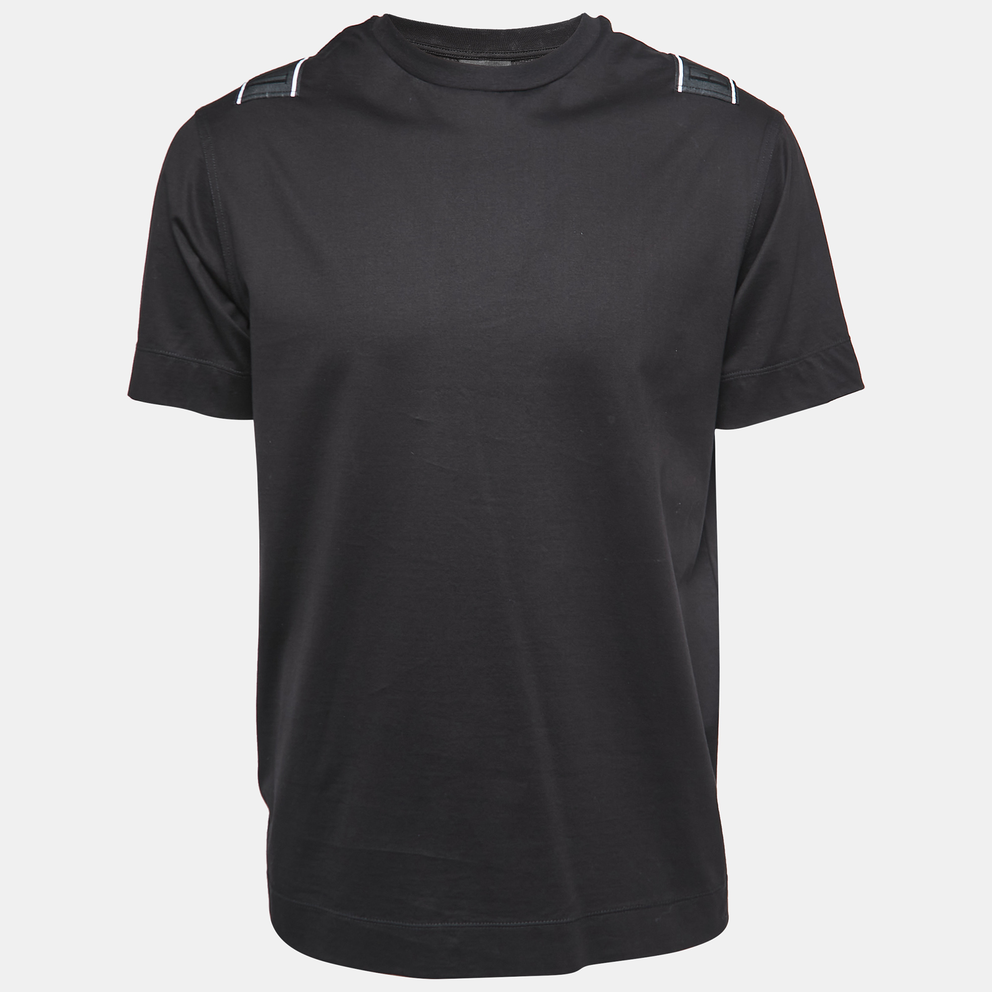 

Emporio Armani Black Jersey Logo Band Detail T-Shirt