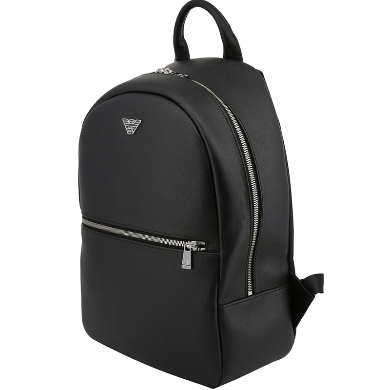 

Emporio Armani Black Fabric Backpack