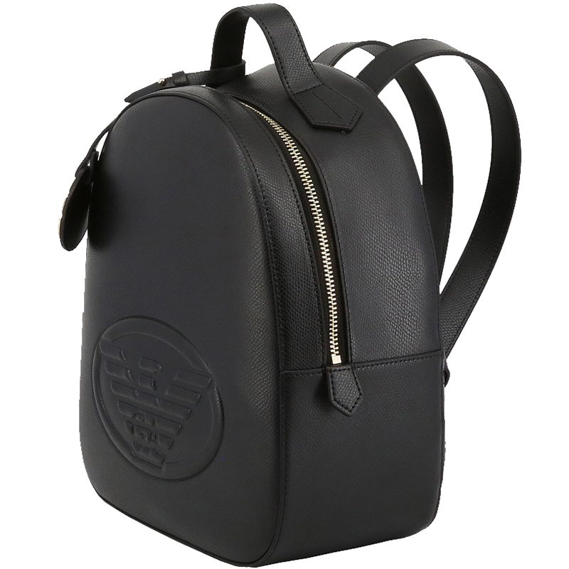 

Emporio Armani Black Fabric Backpack