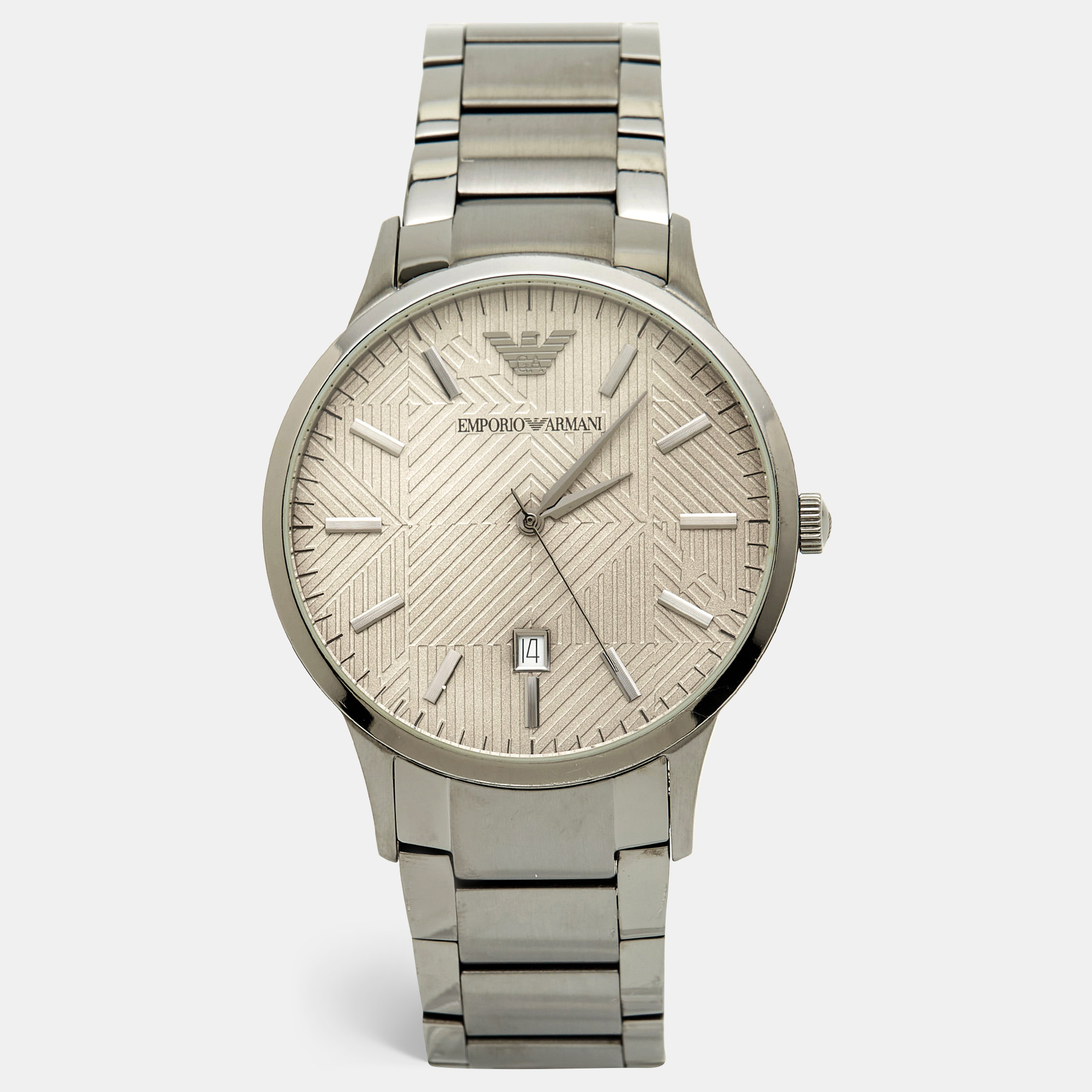 

Emporio Armani Grey PVD Coated Stainless Steel Renato AR11120 Men's Wristwatch