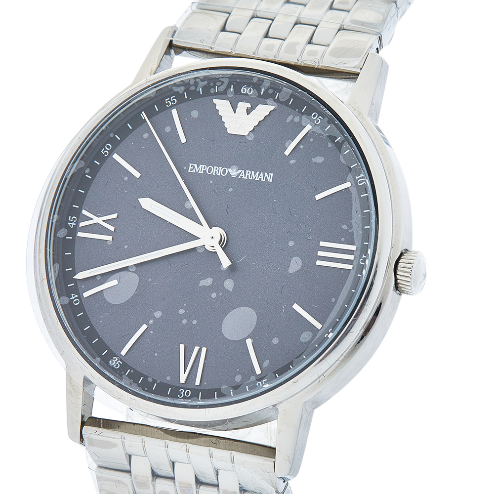 

Emporio Armani Grey Stainless Steel AR11068 Men's Wristwatch