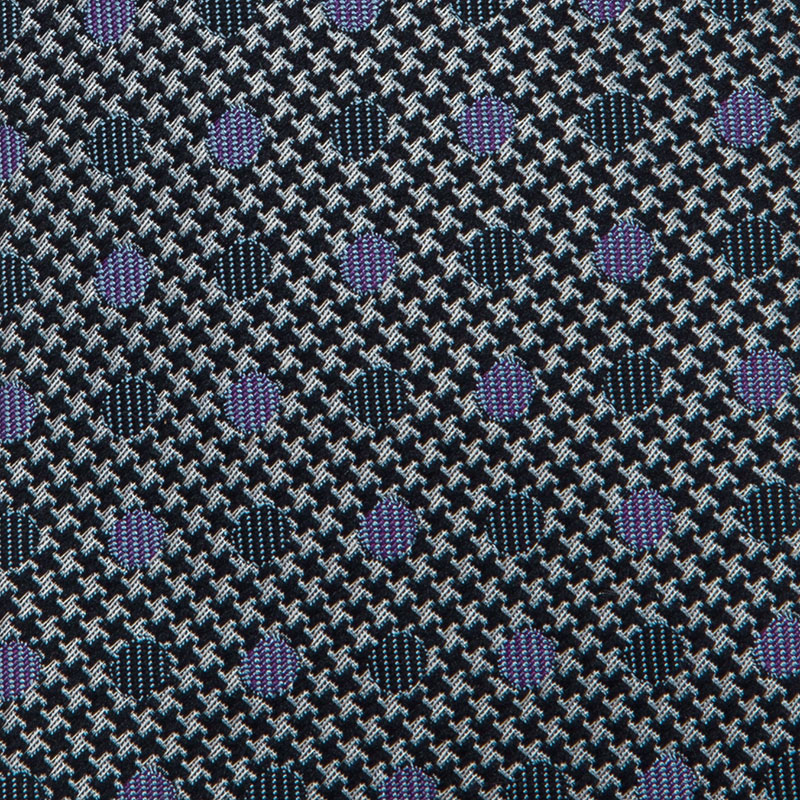 

Ermenegildo Zegna Grey Diamond Pattern Silk Tie