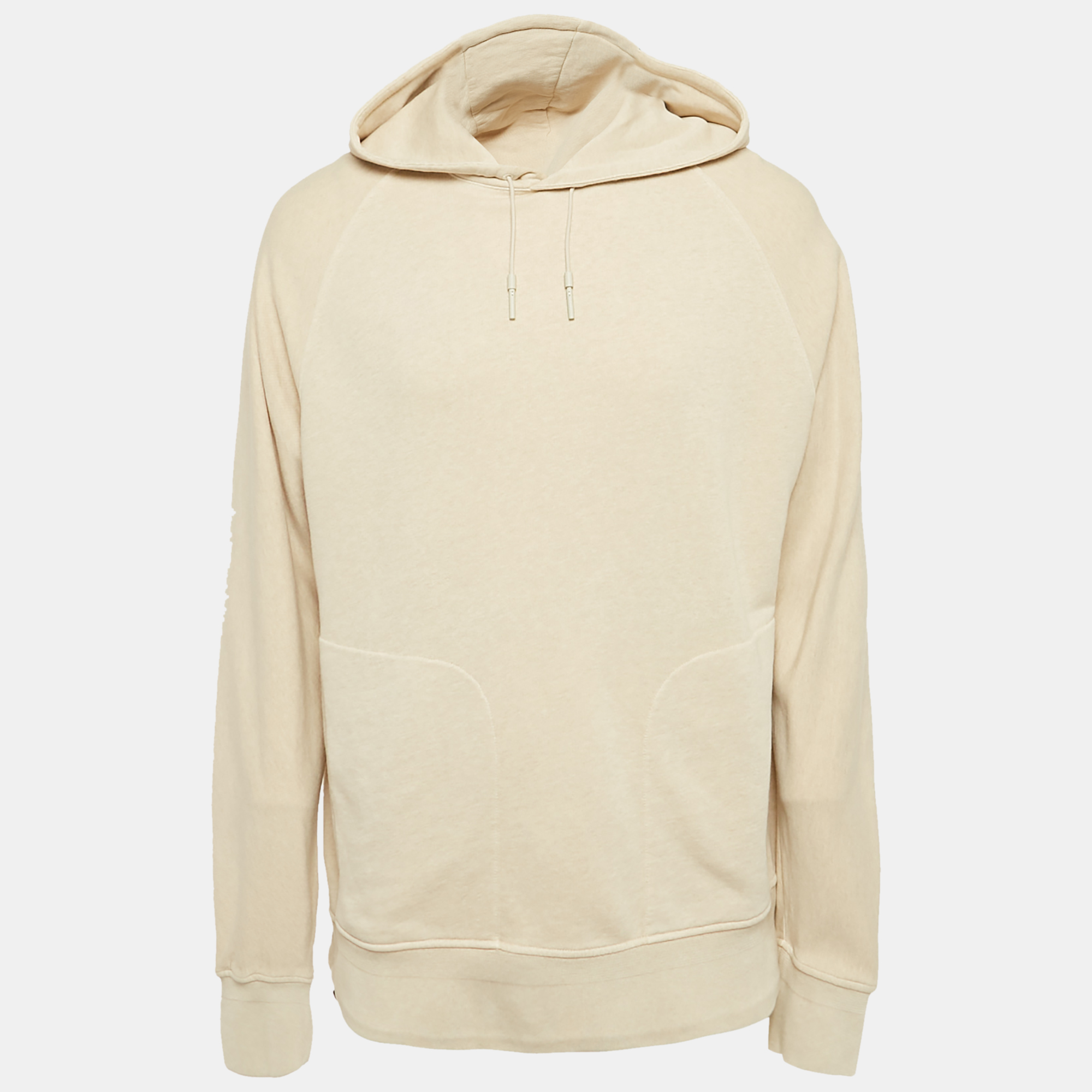 

Ermenegildo Zegna Beige Cotton Hooded Sweatshirt L