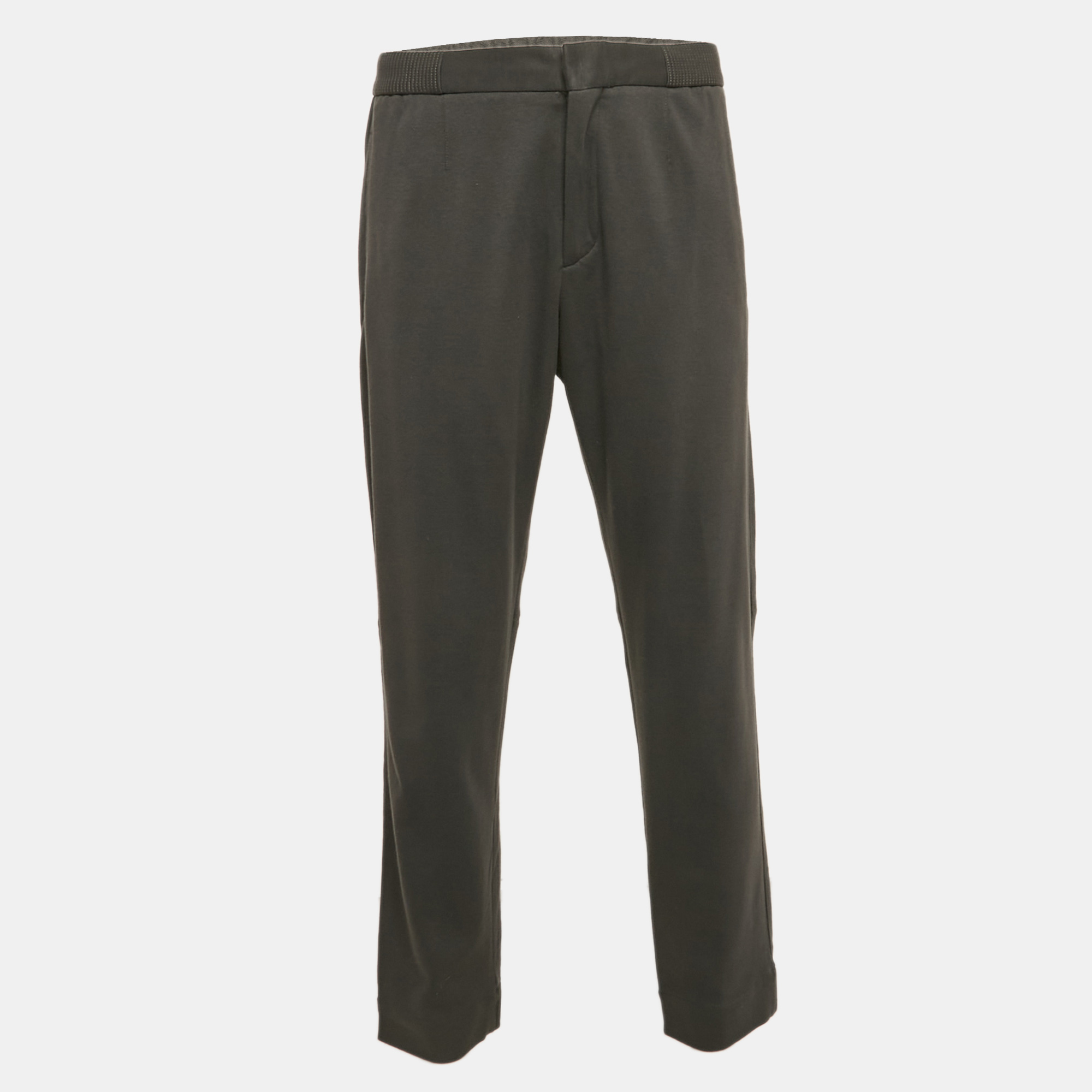 

Ermenegildo Zegna Grey Cotton Knit Sweatpants L
