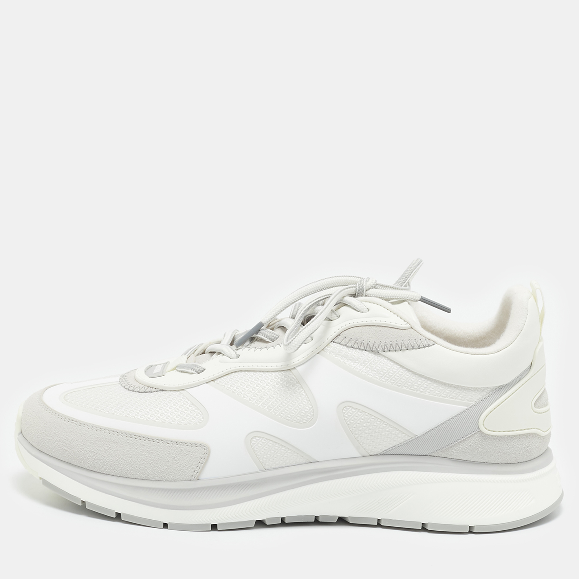 

Ermenegildo Zegna White Mesh and Suede Ute Runner Sneakers Size 43.5