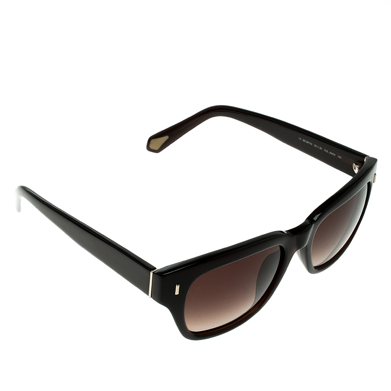 Ermenegildo Zegna Brown/Brown Gradient SZ3611G Wayfarer Sunglasses