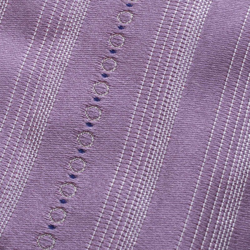 Pre-owned Ermenegildo Zegna Lilac Diagonal Striped Silk Jacquard Tie In Purple