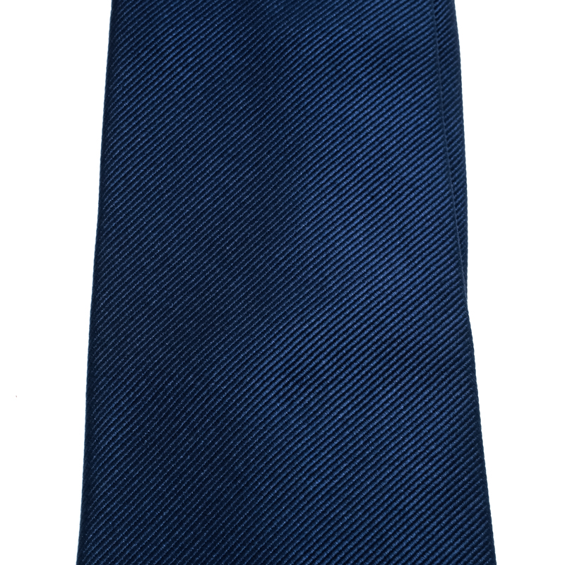

Ermenegildo Zegna Blue Silk Twill Tie