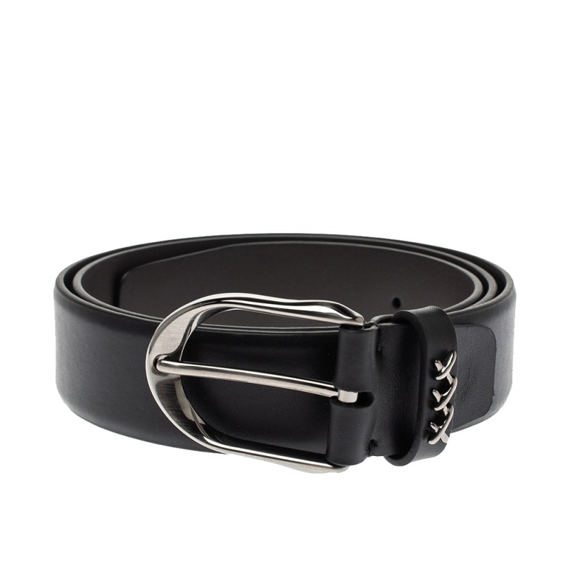 

Ermenegildo Zegna Black Leather Belt