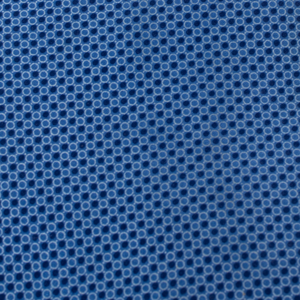 

Ermenegildo Zegna Blue Geometric Patterned Silk Tie