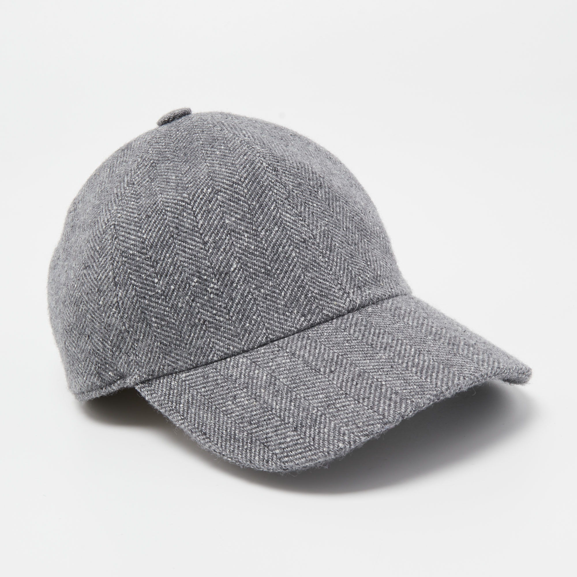 

Ermenegildo Zegna Grey Wool & Silk Baseball Cap