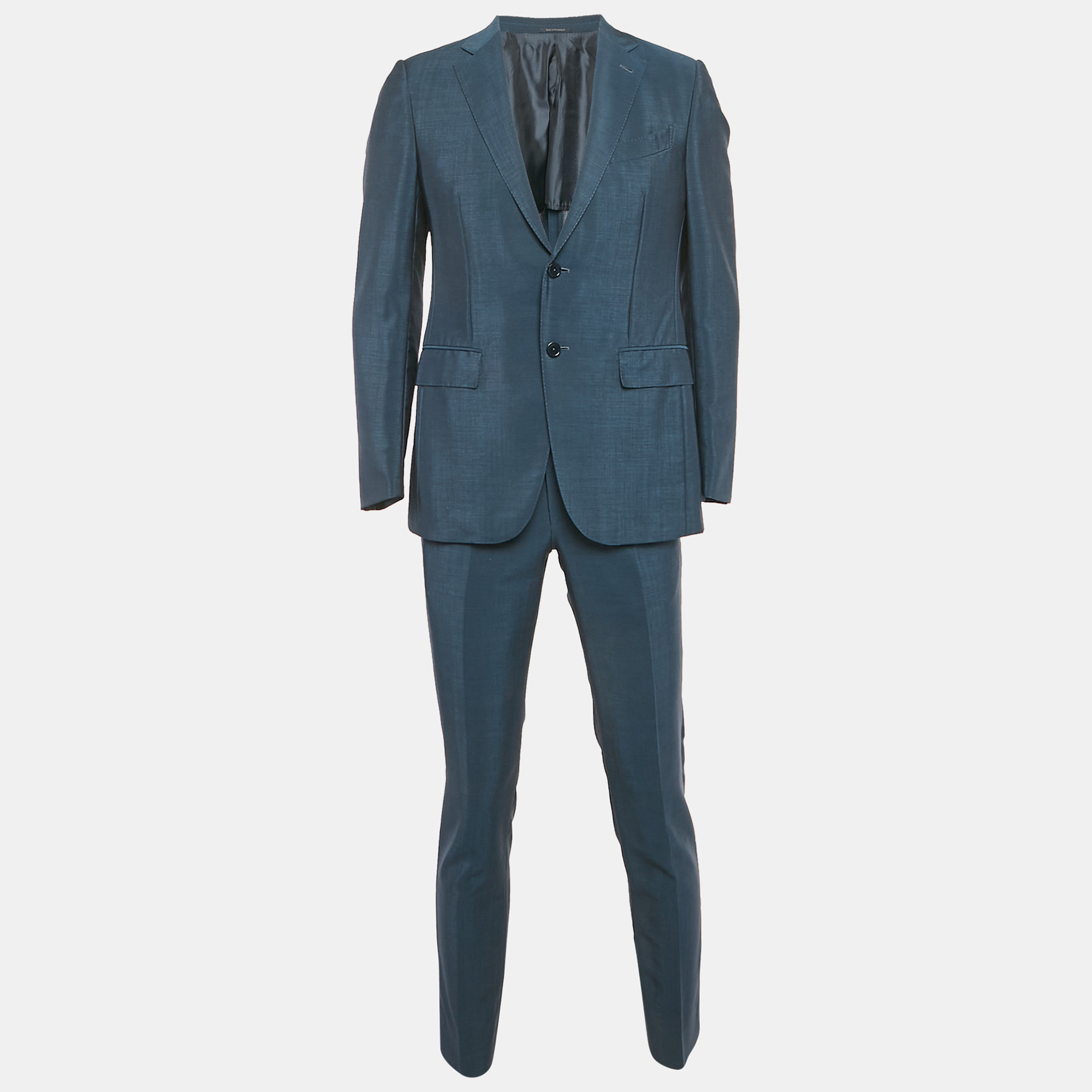 

Ermenegildo Zegna Blue Wool Pants Suit M