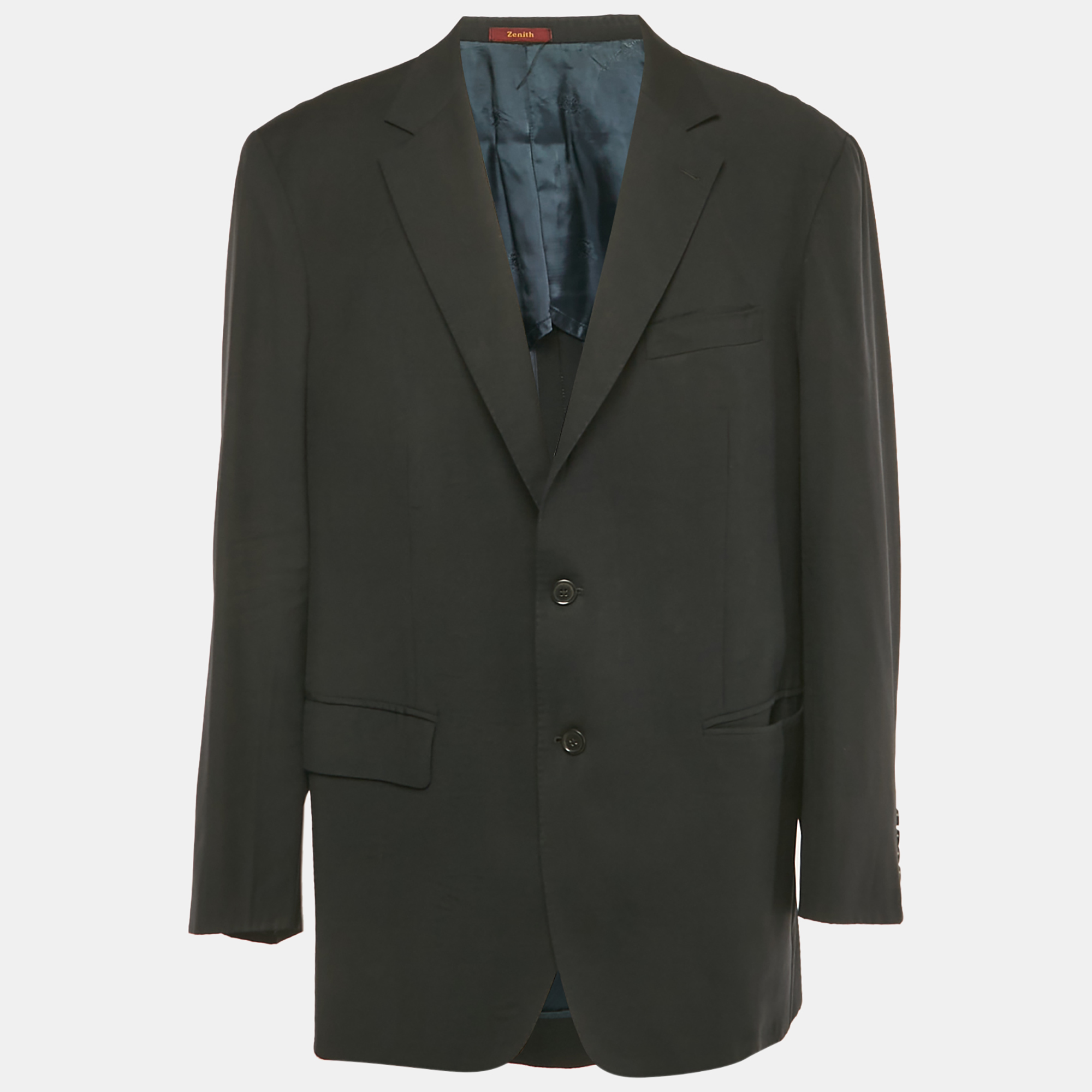 

Ermenegildo Zegna Zenith Black Wool Single Breasted Blazer XXL