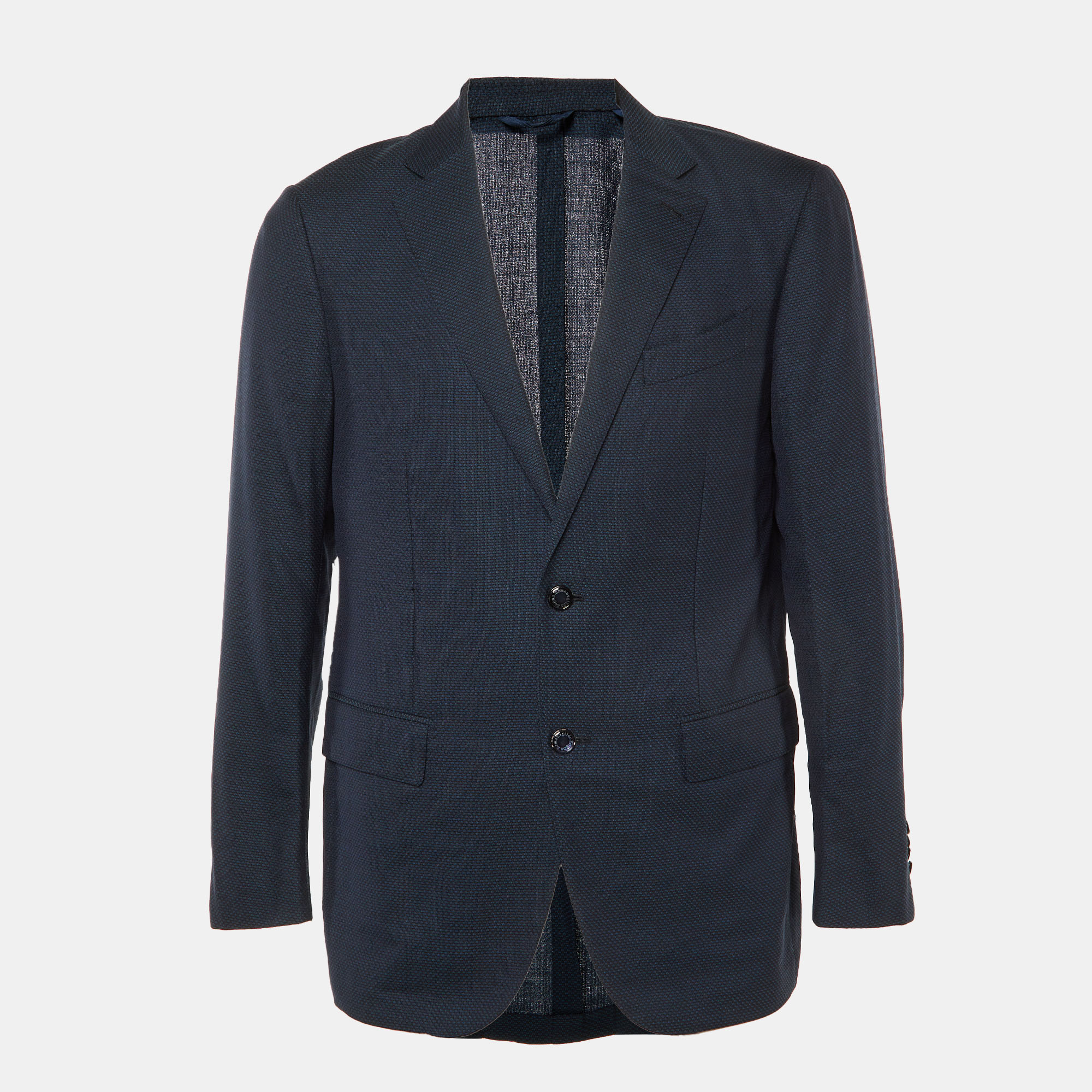 

Ermenegildo Zegna Navy Blue Wool 10 Pockets Jacket L