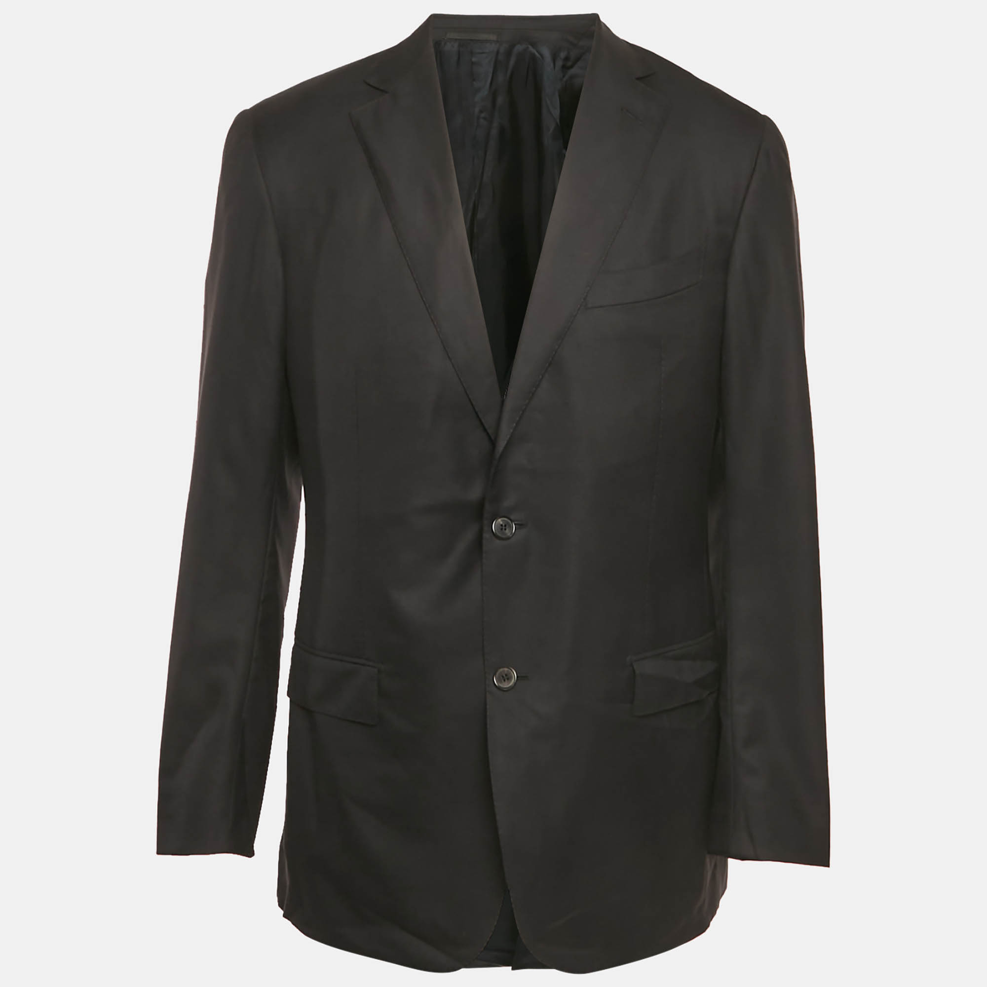 

Ermenegildo Zegna Black Wool Regular Fit Blazer M