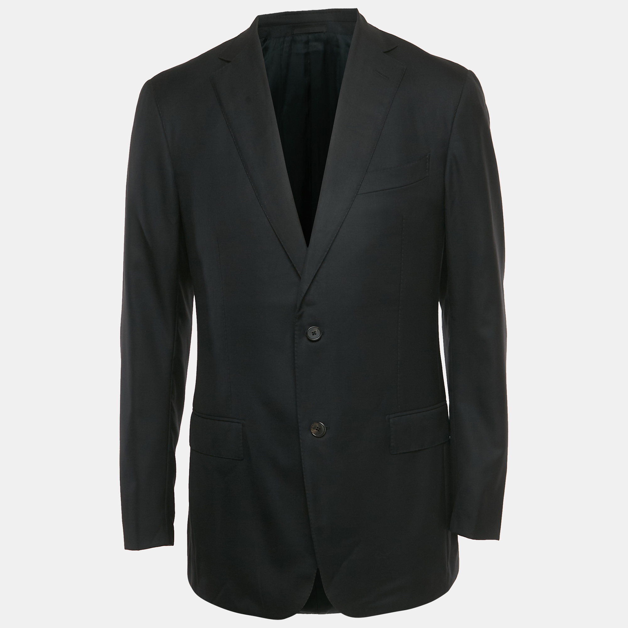 

Ermenegildo Zegna Black Wool Blazer L