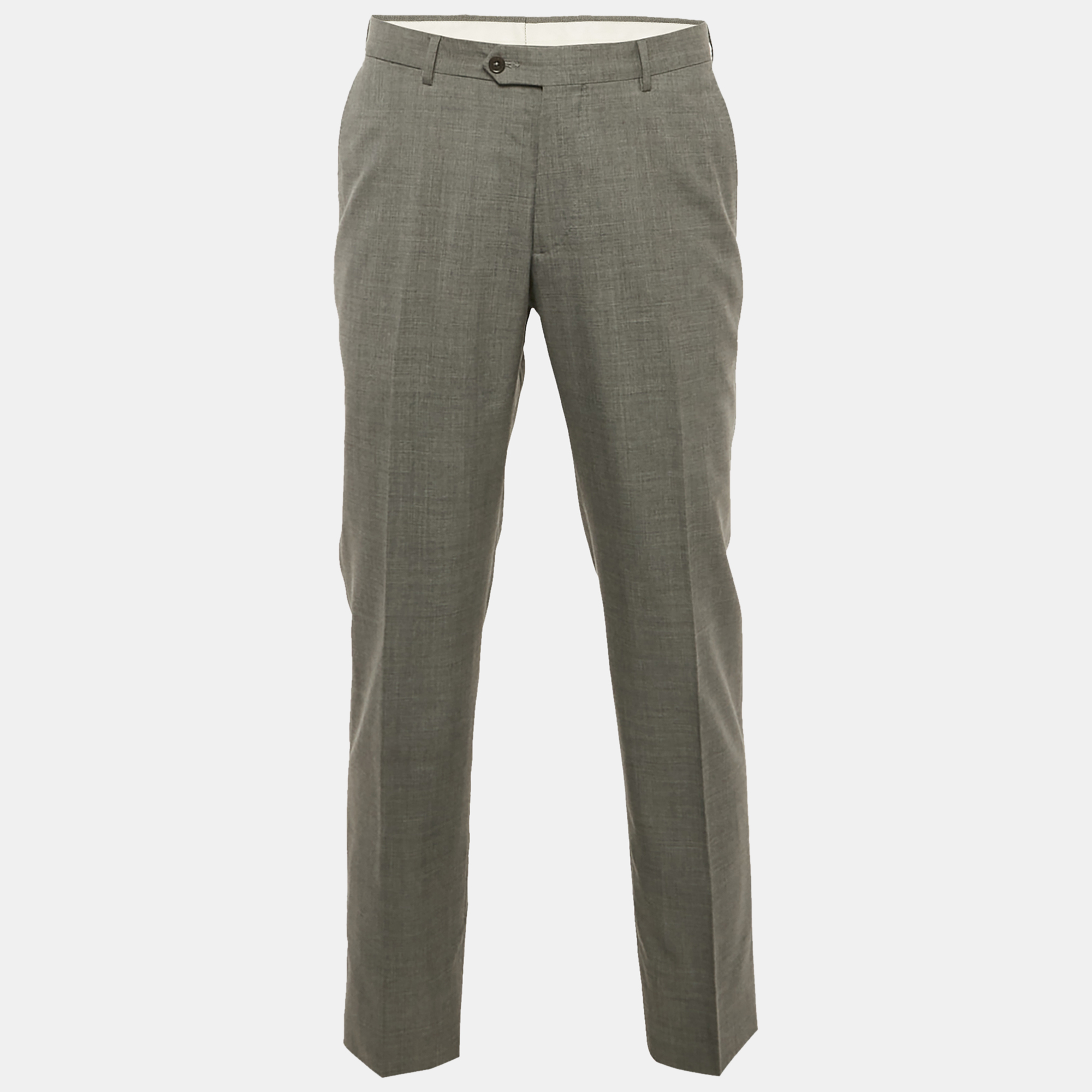 

Ermenegildo Zegna Grey Wool Formal Pants XL