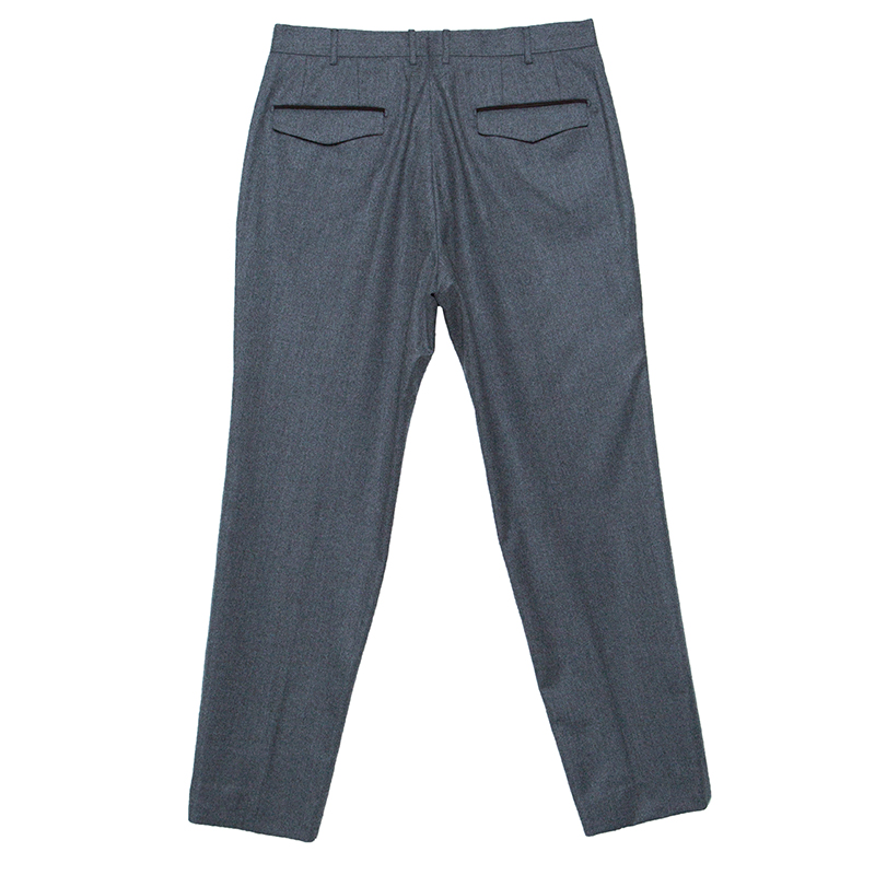 

Ermenegildo Zegna Grey Wool Slim Fit Trousers