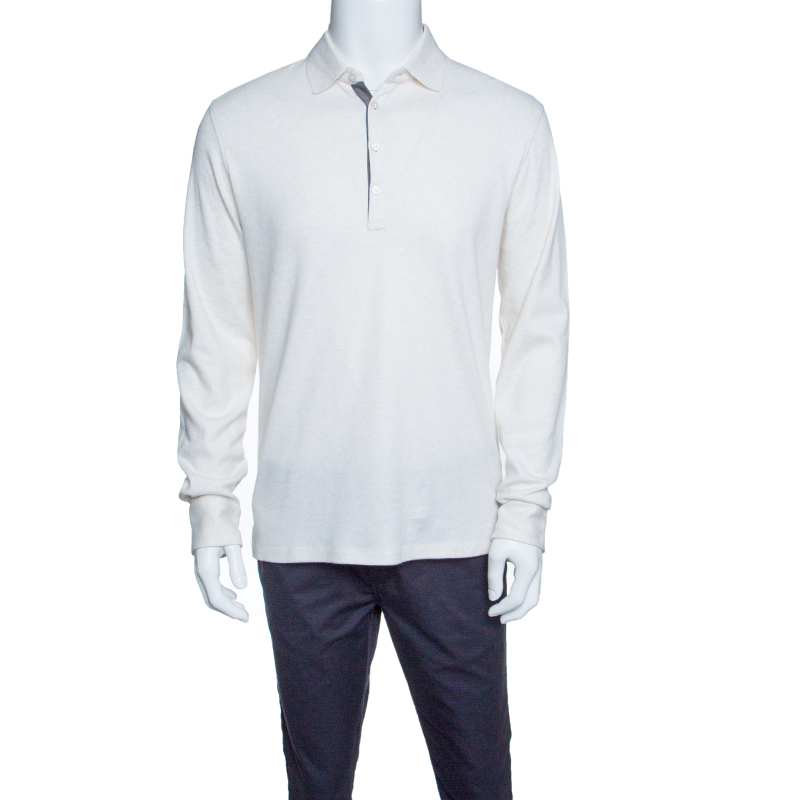 ermenegildo zegna long sleeve polo