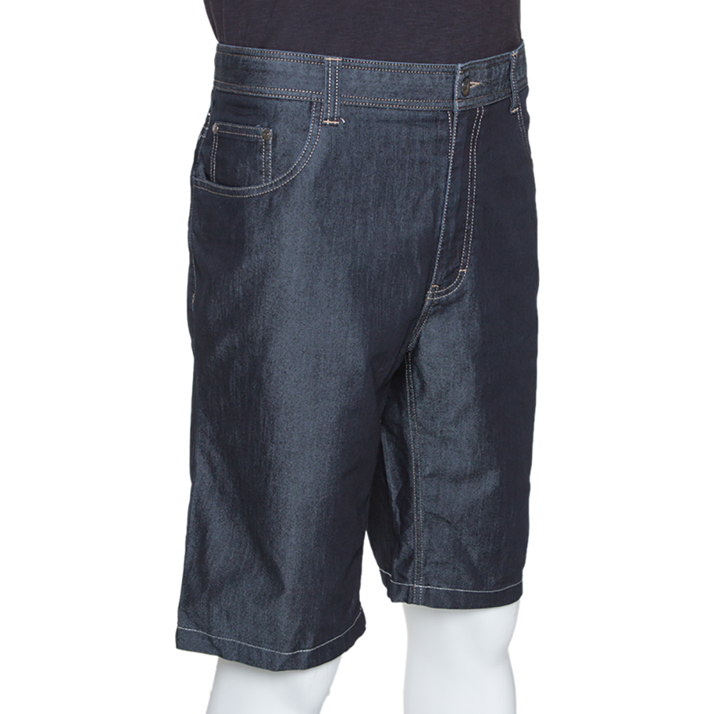 

Ermenegildo Zegna Navy Blue Denim Shorts