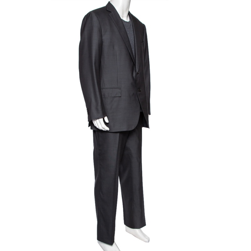 

Ermenegildo Zegna Cool Effect Grey Wool Regular Fit Mila Suit