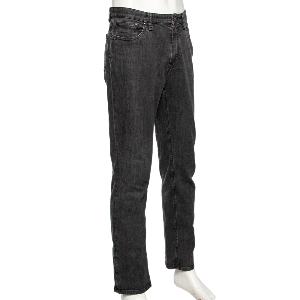 

Ermenegildo Zegna Grey Denim Jeans