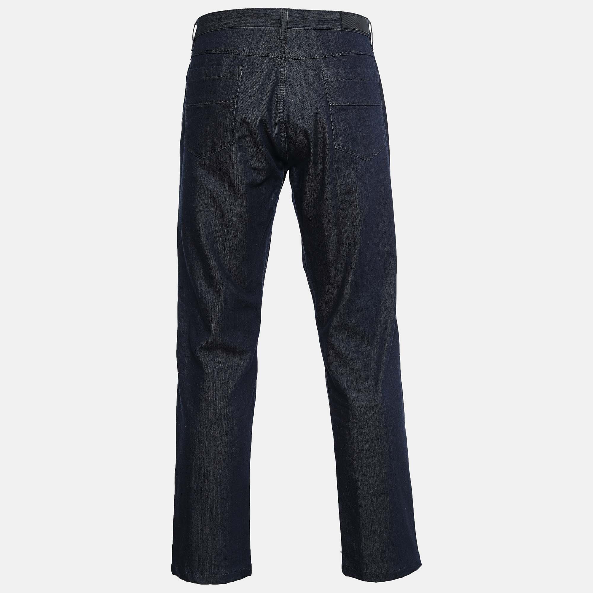 

Ermenegildo Zegna Blue Cotton Jeans